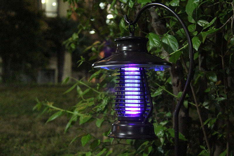 尚科LED户外杀虫灯sk-10a紫光杀虫效果